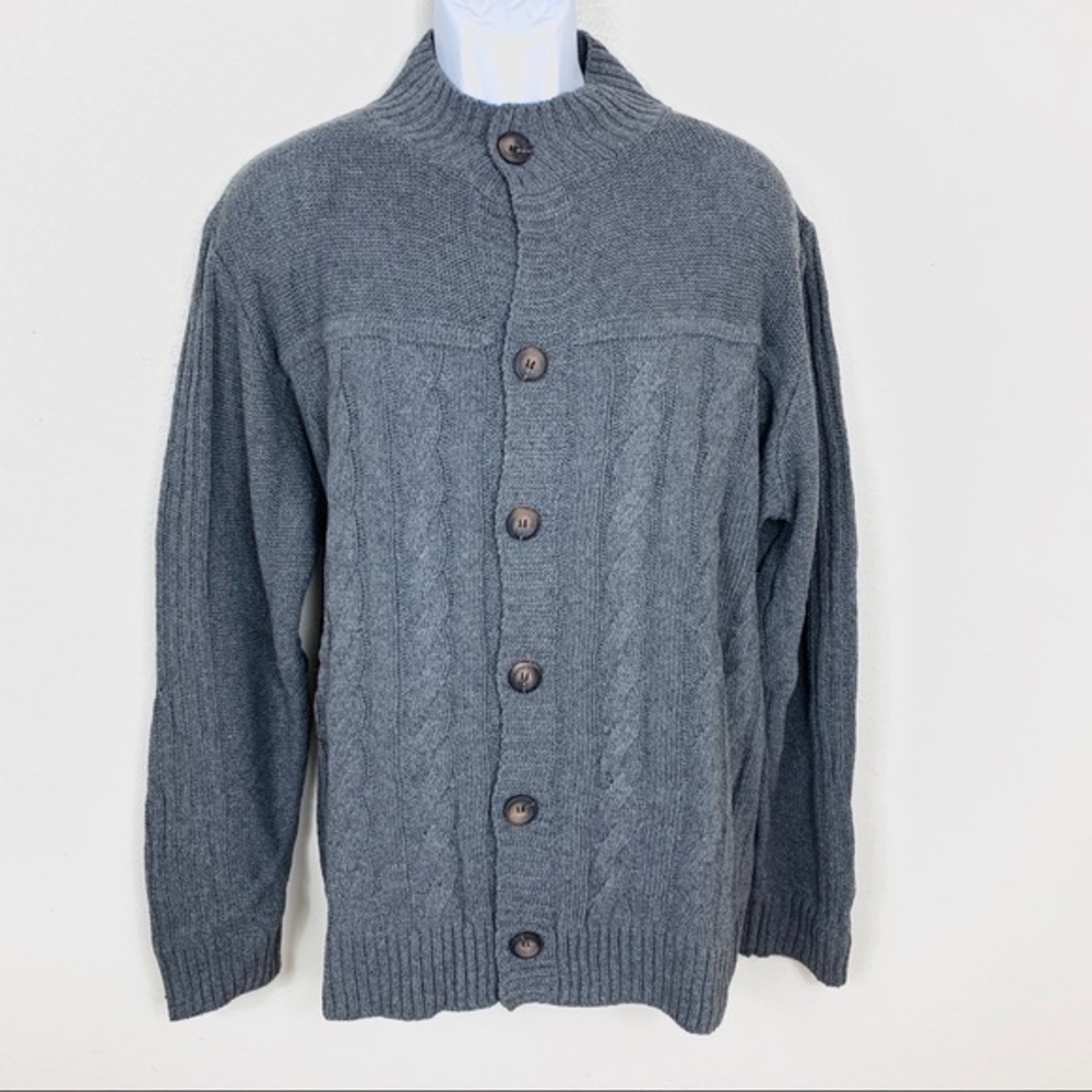 Coofandy Men’s sweater Gray Pullover size XL